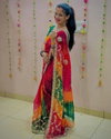 Tew Georgette Bandhej Print Sarees Wholesale Clothing Suppliers In India